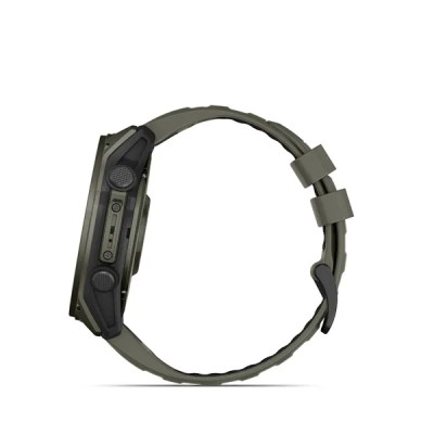 Garmin tactix 8 - 51mm, AMOLED, Sapphire, Cerakote coating, Titanium, olive drab/black silicone band (AB Ultralight)