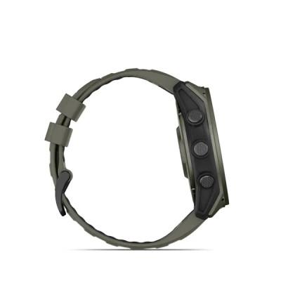 Garmin tactix 8 - 51mm, AMOLED, Sapphire, Cerakote coating, Titanium, olive drab/black silicone band (AB Ultralight)