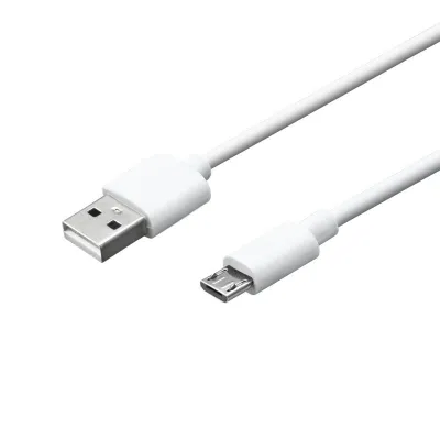 Sturdo nabíjací kábel USB - micro USB, 2A 1m, biely