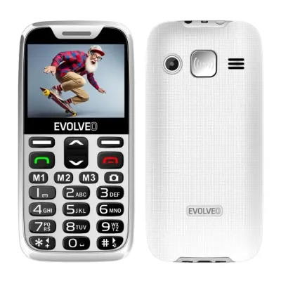 EVOLVEO EasyPhone XR ružový s nabíjacím stojančekom EP-601-XR-WH