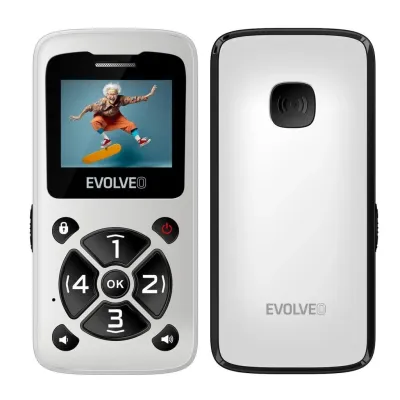 EVOLVEO EasyPhone ID - Biely