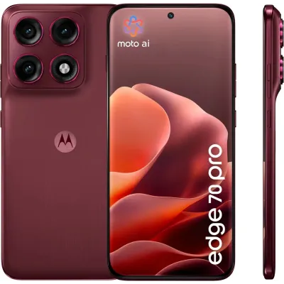 Motorola Edge 70 Pro 12GB/512GB - PANTONE Zinfandel (Červená)