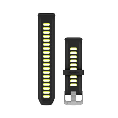 Garmin Quick Release (20 mm) remienok silikónový, Black/Amp Yellow