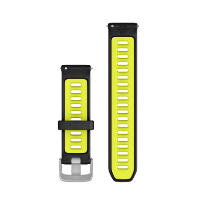 Garmin Quick Release (20 mm) remienok silikónový, Black/Amp Yellow