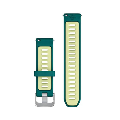 Garmin Quick Release (20 mm) remienok silikónový, Teal Green/Citron