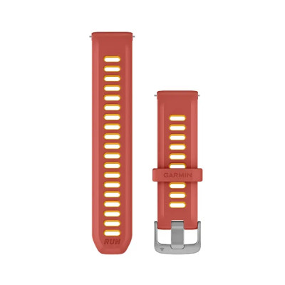 Garmin Quick Release (20 mm) remienok silikónový, Red Pink/Mango