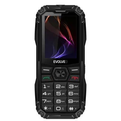 EVOLVEO MaxPhone A1, tlačidlový telefón Dual SIM, Čierny