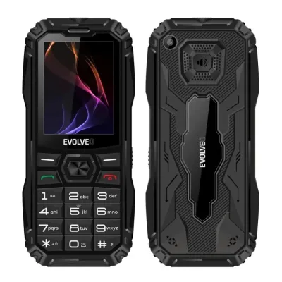 EVOLVEO MaxPhone A1, tlačidlový telefón Dual SIM, Čierny