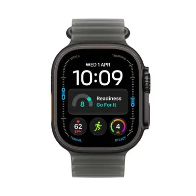 Apple Watch Ultra 4 49 mm Black Titanium Case with Translucent Black Ocean Band (MJAY4QC/A) l mobilpartner.sk