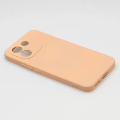 mobilNET silikónové puzdro Xiaomi Redmi Note 17 Pro Max 5G, broskyňové (Fiber)