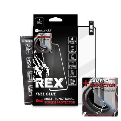 Sturdo REX ochranné sklo + sklo na fotoap. Xiaomi Redmi Note 17 Pro Max 5G (6in1 FULL GLUE)