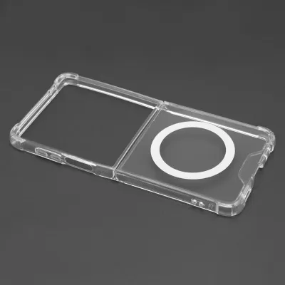 mobilNET plastové puzdro Samsung Galaxy Z Flip8, priehľadné (Magsafe)