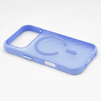 Sturdo plastový kryt iPhone 18 Pro Max, modrý (Magsafe SPIRAL)