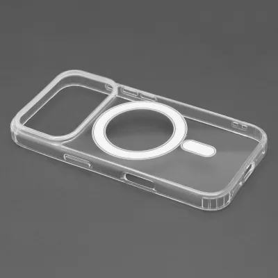 Sturdo plastový kryt iPhone 18 Pro, priehľadný (Magsafe)