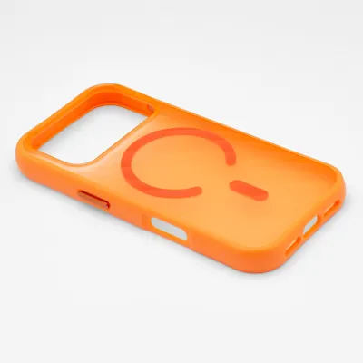 Sturdo plastový kryt iPhone 18 Pro Max, oranžový (Magsafe SPIRAL)