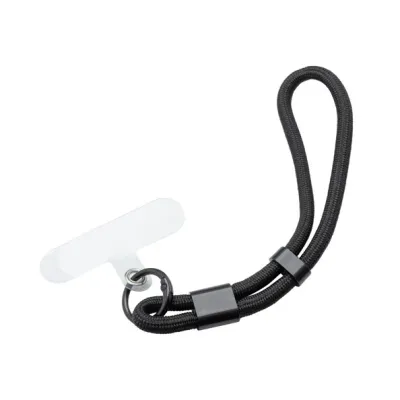 mobilNET univerzálna šnúrka pod kryt telefónu, 20cm, čierna