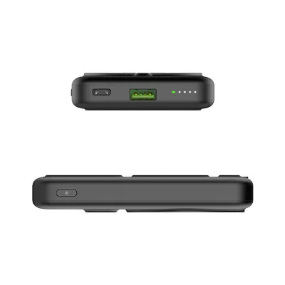 STURDO Powerbanka so stojanom 10000 mAh, 22.5W QC, magnetická, čierna