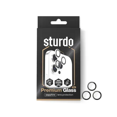 Sturdo Zafírové ochranné sklo na kameru iPhone 14 Pro/14 Pro Max (Premium Glass)