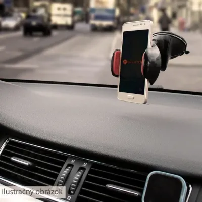 Sturdo držiak na mobil do auta univerzálny Nano, čierny