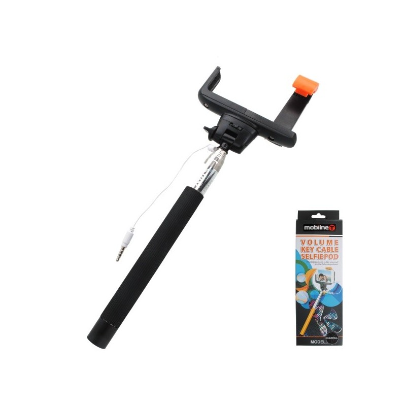 Teleskopická selfie tyč, 3.5 mm jack