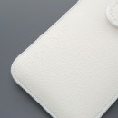Kožená vsuvka iPhone 6, biela